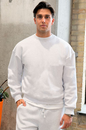 Only & Sons Ceres Oversized LS Super Light Grey Melange