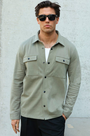 Selected Jackie Sweat Jacket Vetiver