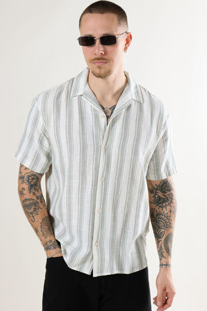 Jack & Jones Liam Resort Shirt SS Cloud Dancer