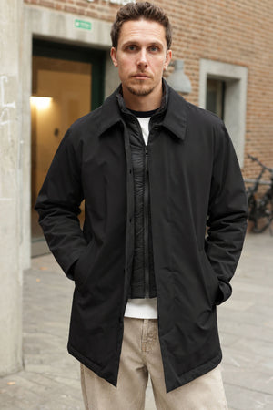 Jack & Jones Bladevon Mac Coat Black