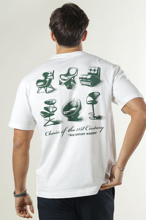 Only & Sons Fred Life Rlx Print Tee Bright White