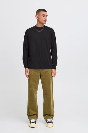 Solid Dreynaldo Longsleeve T-shirt True Black