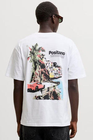 Jack & Jones Post Tee SS Crew Neck STYD SS26 Bright White T-shirt