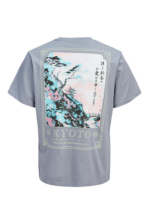 Jack & Jones Bradley Relaxed Fit Kyoto Tee Tradewinds