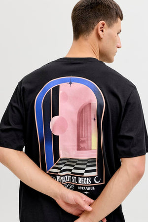 Jack & Jones Paradise Island Tee Black