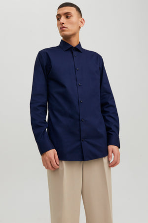 Jack & Jones Parker Wrinkle Resistant Shirt LS Perfect Navy