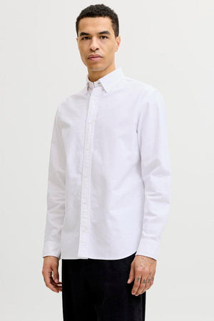 Jack & Jones Harvey Oxford Long Sleeve Shirt White