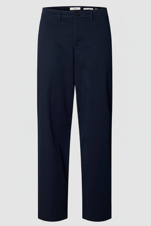 Selected Loose New Miles Flex Pant Dark Sapphire