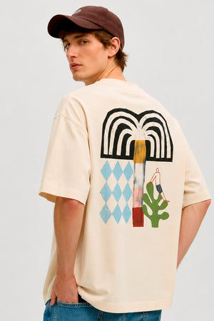 Selected Relax Norman License SS Tee Birch
