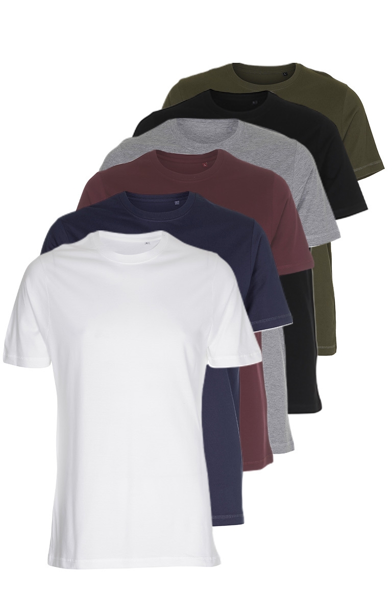 Mix & Match: 6 x Organic Basic T-shirts: 70€ (11,66€ a piece)