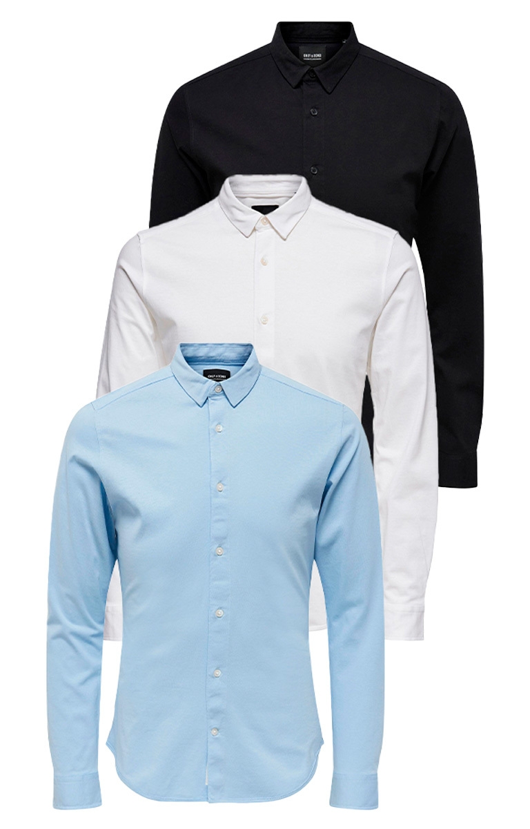 3 x Comfort Shirts: 90 €