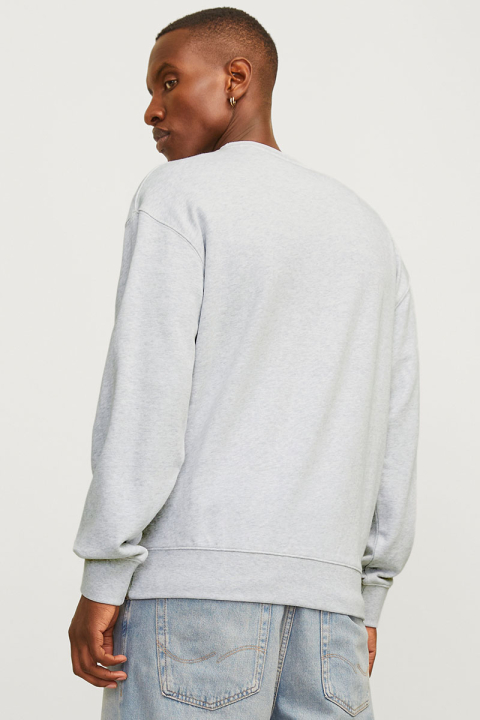 Jack & Jones Charge Sweat Crewneck Loose Fit White Melange