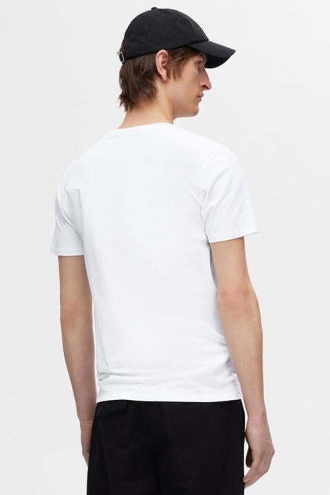 Selected ROLAND BASIC TEE 3-PACK  Bright White