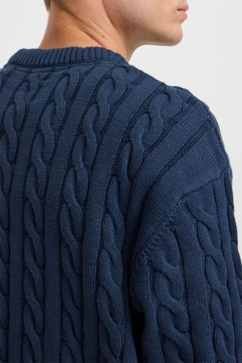 Solid Malcolm Knit Insignia Blue