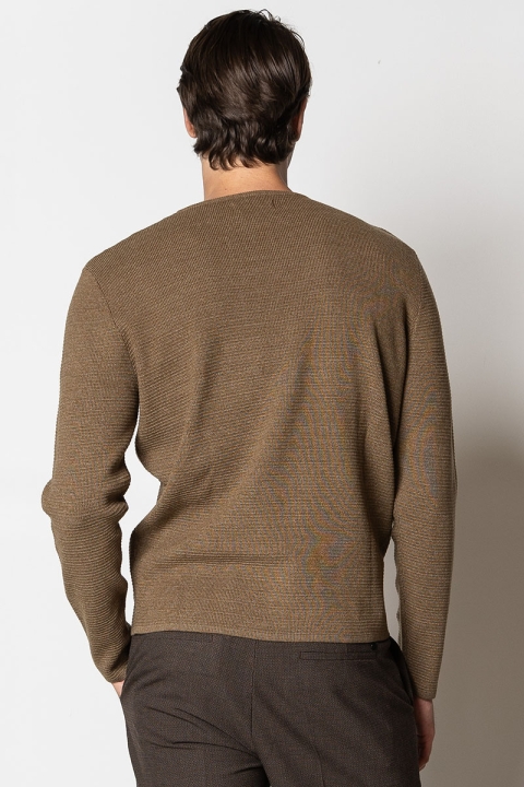 Clean Cut Copenhagen Oscar knit Brown Melangè