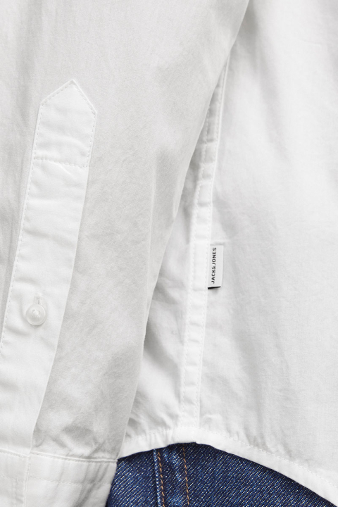 Jack & Jones Cody Relaxed Fit Poplin LS Shirt White