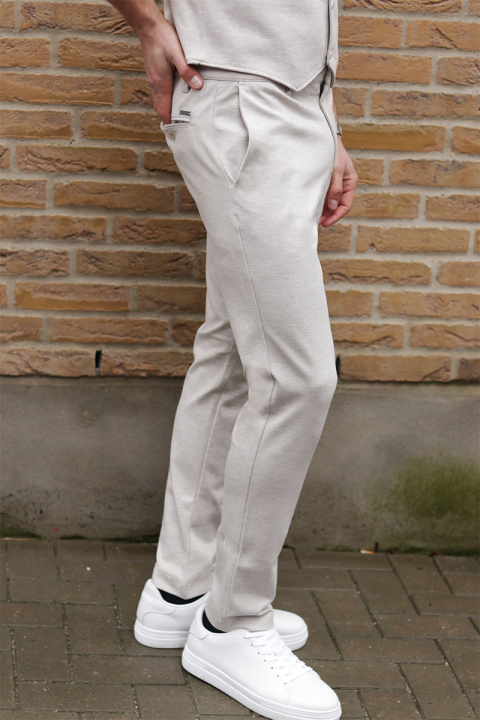 JEFF Ezra Trousers Ecru Mix