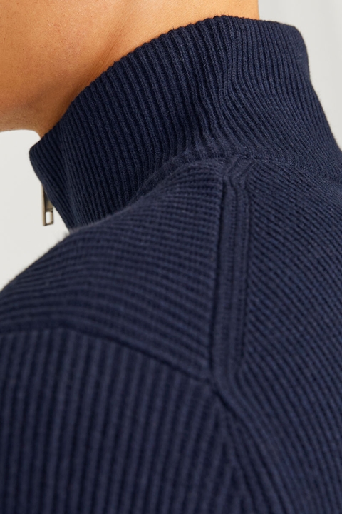 Jack & Jones Perfect Knit Half Zip Sky Captain