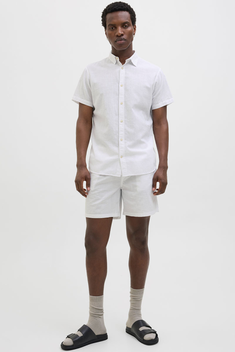 Jack & Jones Summer Linen Shirt SS White