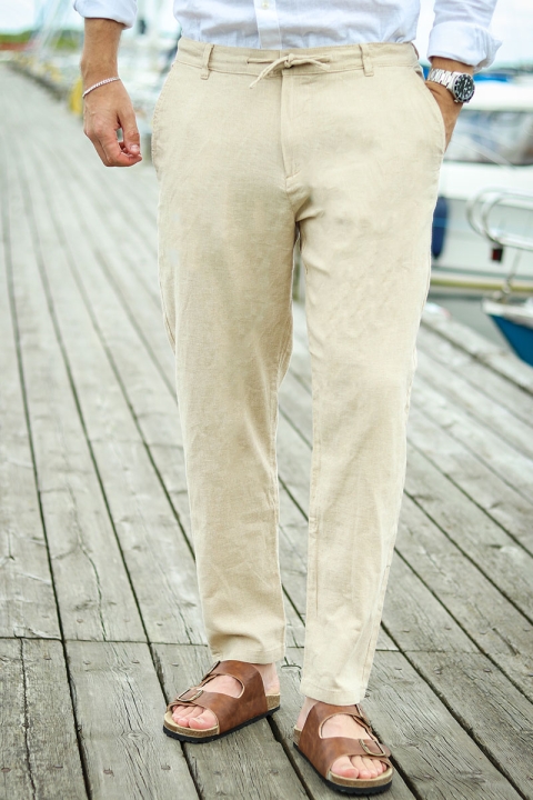 Selected Brody Linen Pants Incense