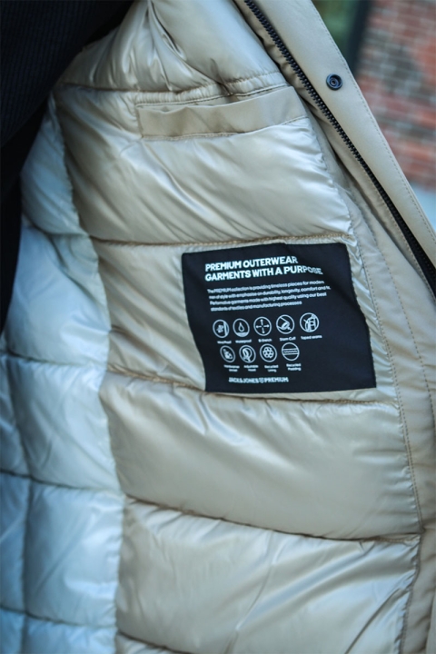 Jack & Jones Keen Stretch Parka Weathered Teak