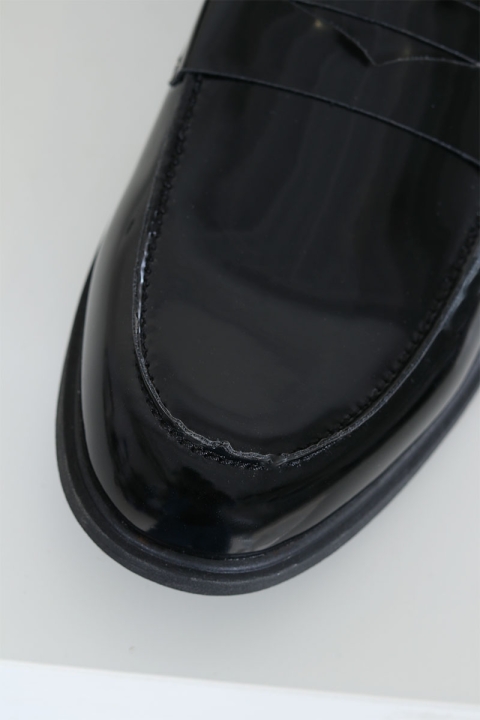 Basic Brand Black Polido Loafer Black