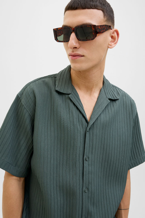 Jack & Jones Massimo Resort Shirt SS Agave Green