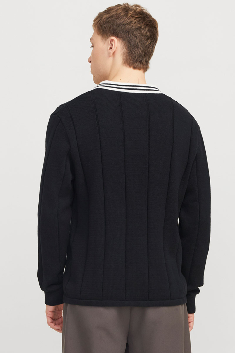 Jack & Jones Winter Sport Knit Polo Black