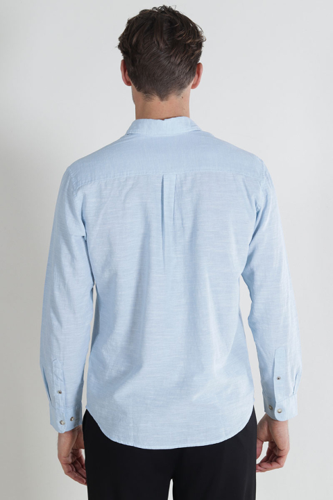 Jack & Jones Summer Shirt LS Chambray Blue