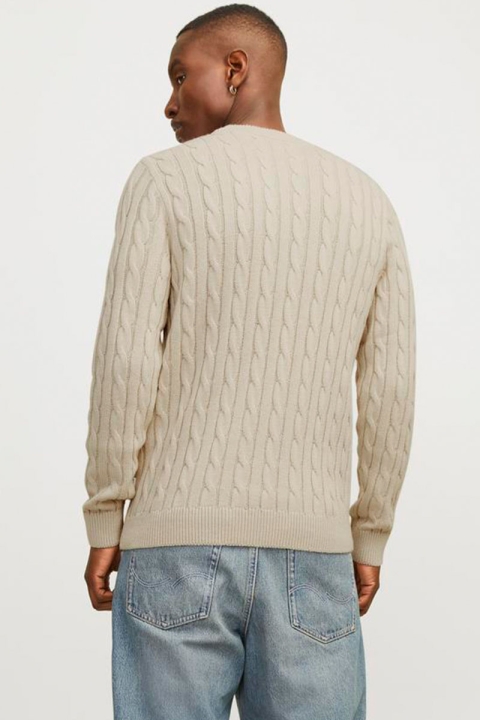 Jack & Jones Ross Knit Crew Neck Moonbeam