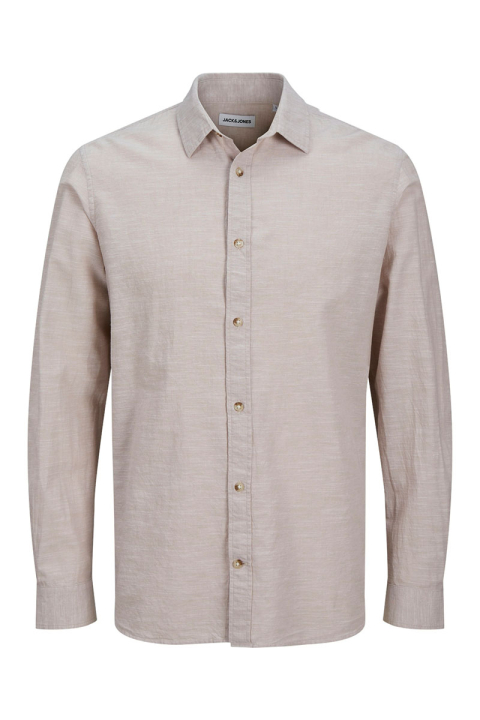 Jack & Jones Summer Linen Shirt LS Crockery