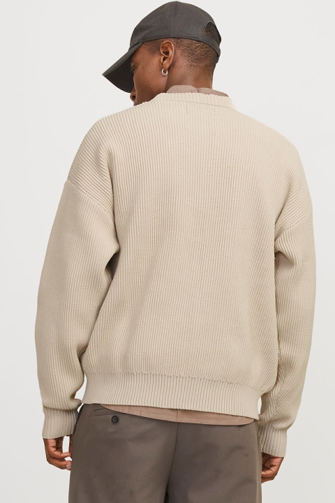 Jack & Jones Reflex Embroidery Knit Moonbeam