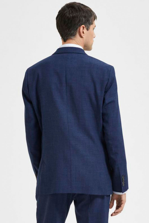 Selected SLIM OASIS LINEN BLAZER Dark Navy