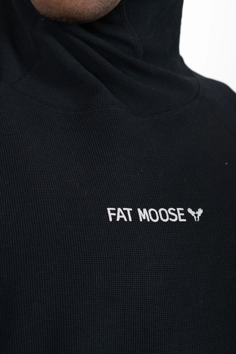 Fat Moose Christopher Structured Hoodie Black