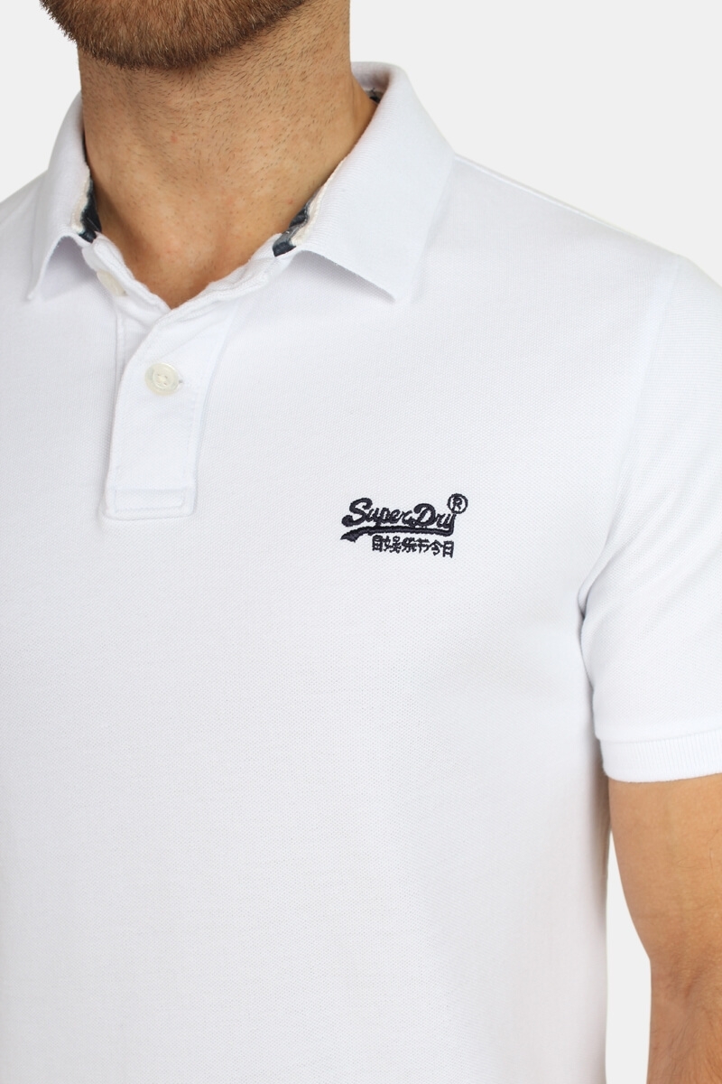 Superdry Classic Pique S/S Optic Polo