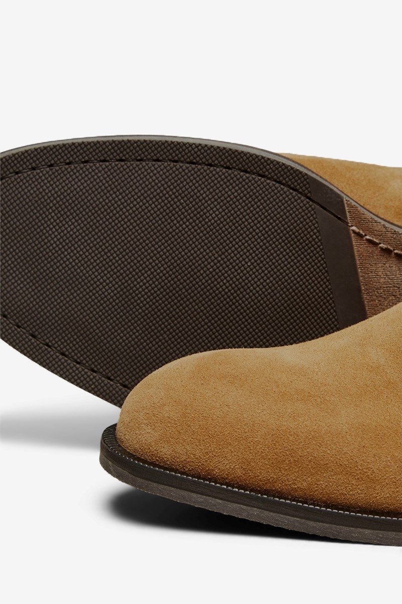 Selected Louis chelsea boots in tan leather