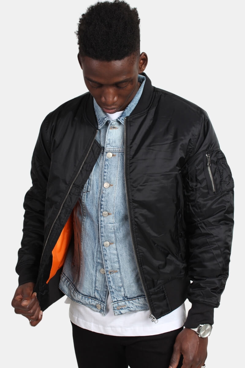 revisión hueco mantener Urban Classics Bomber jacket Black