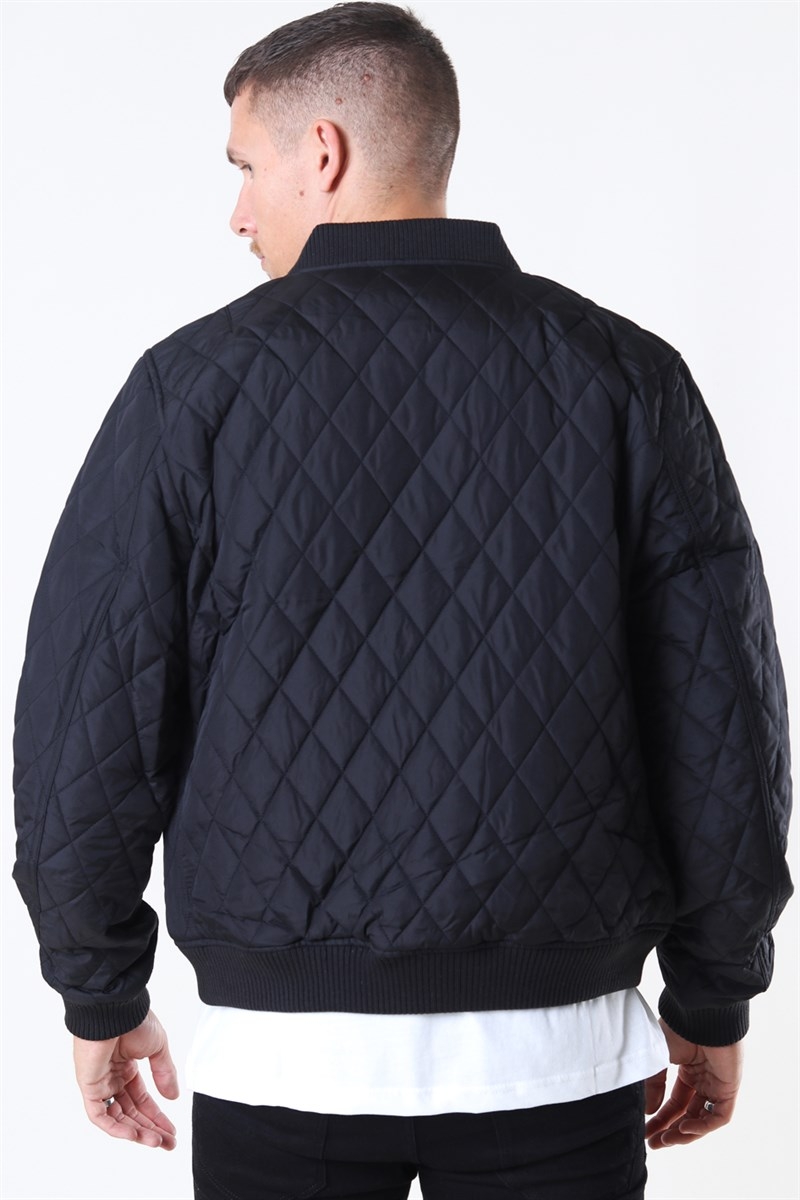 Urban Classics Quilt Black Nylon Jacket