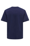 ONLY & SONS Fred Basic Oversize Tee Evening Blue