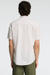 Selected Regular Sun Linen Shirt SS Pure Cashmere Stripe