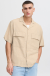 Solid Paarth Shirt Oatmeal Melange