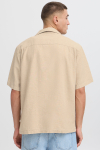 Solid Paarth Shirt Oatmeal Melange