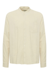 Solid Allan China Linen Shirt Oatmeal