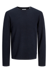 Jack & Jones George Knit Crew Neck Navy Blazer