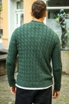 ONLY & SONS Kicker Cable Knit Half Zip Rosin