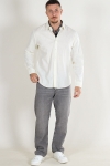 Clean Cut Copenhagen Cotton Linen Shirt Ecru