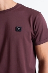 Clean Cut Copenhagen Basic Organic Tee Dark Plum