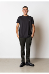 Clean Cut Copenhagen Patrick Organic Tee Black / White Print