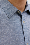 Jack & Jones Summer Linen Shirt LS Faded Denim