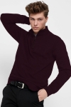 ONLY & SONS Ceres Half Zip Sweat Fudge